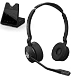 Jabra Engage 65 Wireless Headset, Stereo  Telephone Headset with Industry-Leading Wireless Performance, Advanced Noise-Cancelling Microphone, Call Center Headset with All Day Battery Life