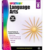 Spectrum 8th Grade Language Arts Workbook, Grammar, Vocabulary, Sentence Types, Parts of Speech, and Writing Practice, Classroom or Homeschool Curriculum