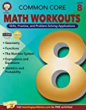 Mark Twain Common Core Math Workouts Resource Book, Grade 8, Ages 13 - 14, 64 Pages