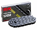 RK Racing Chain 520-SO-120 (520 Series) Steel 120 Link Traditional Street and Off-Road O-Ring Chain with Connecting Link