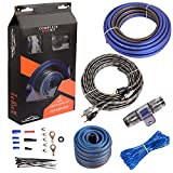 TOPSTRONGGEAR 8 Gauge Complete Amp Kit True 8 AWG Amplifier Subwoofer Installation Wiring Wire Install Cables