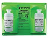 Honeywell HON32-000462-0000 Fend-all 32 oz. Double Bottle Eyesaline Sperian Sterile Eye Wash Wall Station, English, 15.34 fl. oz. Volume, Plastic, 1" x 1" x 1"