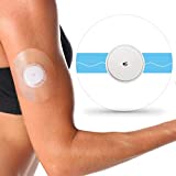 Kuruyo Freestyle Sensor Adhesive Bandage Patches for Libre 2 Cover Waterproof Clear Film, Pack of 60pcs