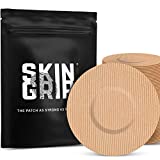 Skin Grip CGM Patches for Freestyle Libre (20-Pack), Waterproof & Sweatproof for 10-14 Days, Pre-Cut Adhesive Tape, Continuous Glucose Monitor Protection (Tan)