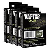 U-POL Raptor Color Pouches | Four 1.5 Fluid Ounce Tint Pouches Delivering a High Level of Fade Resistant Color for Raptor Tintable Bed Liner |