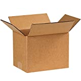 Partners Brand P866 Corrugated Boxes, 8"L x 6"W x 6"H, Kraft (Pack of 25)