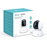 Kasa Smart KC110 Dome Indoor Security Camera by TP-Link, 1080p HD Smart Home Pan/Tilt Camera with Night Vision, Motion Detection for Pet Baby Monitor, Works with Alexa & Google Home