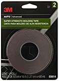 3M Super-Strength Molding Tape, 03614, 1/2 in x 15 ft, 1 Roll