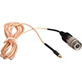 Hosa Technology Mogan Cable for Audio-Technica Wireless Bodypack Transmitters, Beige