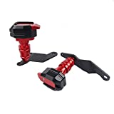 Worldmotop Motorcycle Frame Sliders Protector Guard Fairing engine Frame Crash Protectors Pad for Honda CBR500R CBR 500R CBR500 R 2017 2018 Falling Frame Slider (Red 1)