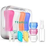 14 Pack Travel Bottles, TSA Approved Containers, 3oz Leak Proof Travel Accessories Toiletries, Travel Shampoo And Conditioner Bottles, Perfect for Business or Personal Travel Essentials, Squeezable Silicone Lotion Liquids Tubes