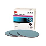 3M Trizact Hookit Foam Disc, 30362, 3 in, P5000, 15 discs per carton , blue