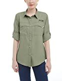 Little Donkey Andy Women's UPF 50+ UV Protection Shirt, Long Sleeve Fishing Shirt, Breathable and Fast Dry Tea M