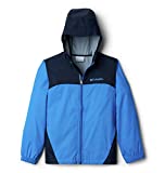 Columbia Youth Boys Glennaker Rain Jacket, Hyper Blue, Small