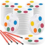 ArtCreativity Mini Watercolor Paint Sets for Kids, Set of 24, 5-Colors Painting Kit with Brush, Watercolor Painting Supplies for Boys & Girls, Paint Party Favors, Classroom Prizes, & Stocking Stuffers