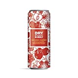 DRY Non-Alcoholic Cherry Botanical Bubbly I 4 Clean Ingredients I Delicious Way to Be Sober & Social I Zero Proof Mocktail Mixer I Craft Non-Alcoholic Multi-Use Beverage, Pack of 12