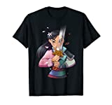 Disney Mulan Anime Half Girl Half Warrior Graphic T-Shirt T-Shirt