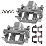 A-Premium Disc Brake Caliper Assembly with Bracket Compatible with Infiniti FX35 FX45 2003-2008 Rear Driver and Passenger 2-PC