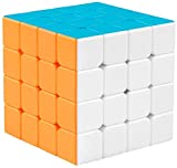 Coogam Qiyi 4x4 Speed Cube Stickerless Magic Puzzle Toy Gift for Kids and Adults Challenge (Qiyuan S Version)