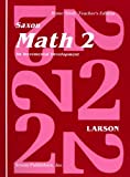 Saxon Math 2 Homeschool Teacher's Manual 1st Edition