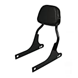 COPART Upright Backrest Pad Sissy Bar for Harley Dyna 2006 Up (A, Dyna Street)