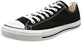 Converse M9166- Chuck Taylor All Star Unisex Ox Low Top Black Sneakers, 9 Women/7 Men