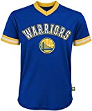 NBA Youth Boys (8-20) Short Sleeve Mesh Fashion Top, Golden State Warriors Large (14-16)