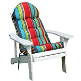 Enipate Weather Resistant Adirondack Chair Cushions High Back Indoor Outdoor Patio Tufted Lounge Cushion Seat Pads ( Striped Color)