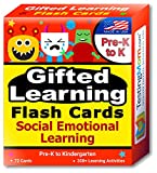 TestingMom.com Gifted Learning Flash Cards - Social Emotional Learning (SEL) for Pre-K and Kindergarten