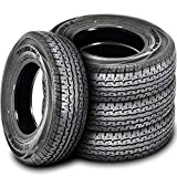 Set of 4 (FOUR) Transeagle ST Radial II Premium Trailer Radial Tires-ST205/75R14 205/75/14 205/75-14 105/101L Load Range D LRD 8-Ply BSW Black Side Wall