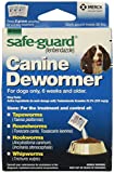 SAFE-GUARD (fenbendazole) Canine Dewormer for Dogs, 2gm pouch (ea. pouch treats 20lbs.), Blue, 0.07 Ounce (Pack of 3) (033576/001-033576)