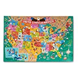 Melissa & Doug Natural Play Giant Floor Puzzle: America the Beautiful (60 Pieces)