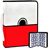 Card Binder for PM Trading Cards, 720 Pocket Cards Sleeves Holder Album, Carrying Storage Collector Cover for TCG, C.A.H, Baseball Cards with 40 Premium 18-Pocket Sheets
