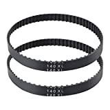 TOPPROS 140Xl Series Width 3/8 inch Industrial Timing BeltPack of 2