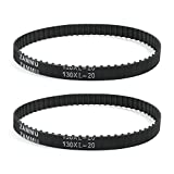 uxcell 2 x 130XL 65 Teeth 10mm Width Rubber Cogged Industrial Timing Belt 13"