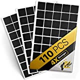 Magnetic Squares - Self Adhesive Magnetic Squares (Each 4/5" x 4/5") - Flexible Sticky Magnets - Peel & Stick Magnetic Sheets - Tape is Alternative to Magnetic Stickers, Magnetic Strip and Roll
