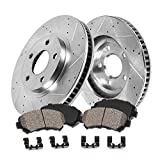 Callahan CDS02426 FRONT 308mm D/S 5 Lug [2] Rotors + Ceramic Brake Pads + Hardware [ fit Ford F150 1997-2004 4WD 4X4 ]