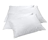 Elaine Karen 6 Pack 100% Waterproof Vinyl Pillow Bed Bug Protector Zippered Pillowcase, Pillow Encasement Covers  Standard