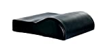 Deluxe Black Contour Vinyl Tanning Bed Pillow