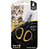 Cat Nail Clippers by Pet Republique  Professional Stainless Steel Claw Trimmer for Cat, Kitten, Hamster, & Small Breed Animals