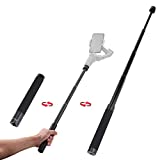Extension Rod Pole Bar SZ_ABTO Adjustable Selfie Stick for Gimbal Stabilizer Compatible with OSMO Mobile 4 3 Action Gopro Vlog Pocket Zhiyun Smooth 5 Q3 Moza Mini S Handheld Gimbal with 1/4" Thread
