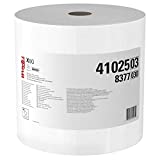 WypAll Power Clean X80 Heavy Duty Cloths (41025), Extended Use Cloths Jumbo Roll, White, 475 Sheets / Roll; 1 Roll / Case