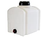 RomoTech 82123879 Domed Polyethylene Reservoir Water Tank for Farming Construction and More, 8 Gallon, Saddle