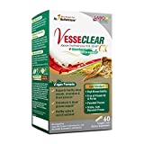 LABO Nutrition VesseCLEAR CX: Nattokinase NSK-SD 40 + Gamma Oryzanol for Clean Blood Vessel & Healthy Ageing, Japan's Most Clinically Studied, Support Healthy Cholesterol, Cardiovascular, Vegan