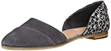 TOMS Women's Jutti D'Orsay Loafer Flat, Pavement Grey, 10