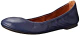 Lucky Brand Women's Emmie Ballet Flat, American Navy/Leather, 8.5 M US