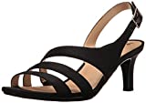 Naturalizer Women's Taimi Dress Sandal, Black, 7 W US