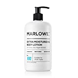 MARLOWE. 002 Extra Moisturizing Body Lotion 15 oz | Daily Lotion for Dry Skin for Men and Women | Light Fresh Scent | Made with Natural Ingredients | Vegan, Cruelty-Free