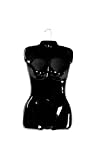 Economy Female Black Plastic Torso Form - Fits Womens Sizes 5-10