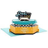 Hallmark Paper Wonder Displayable Pop Up Fathers Day Card for Dad (Classic Car)